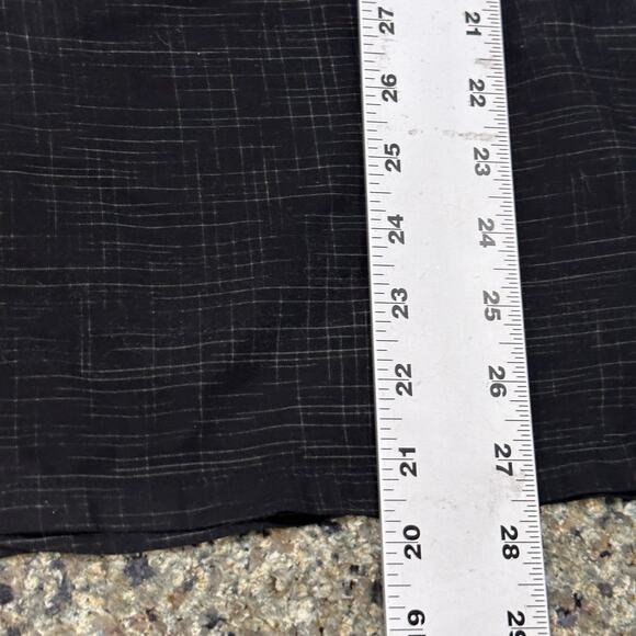 MODA CAMPIA Mens Hawaiian Shirt Size XXL Black Pineapple Print Tropical - Picture 4 of 7